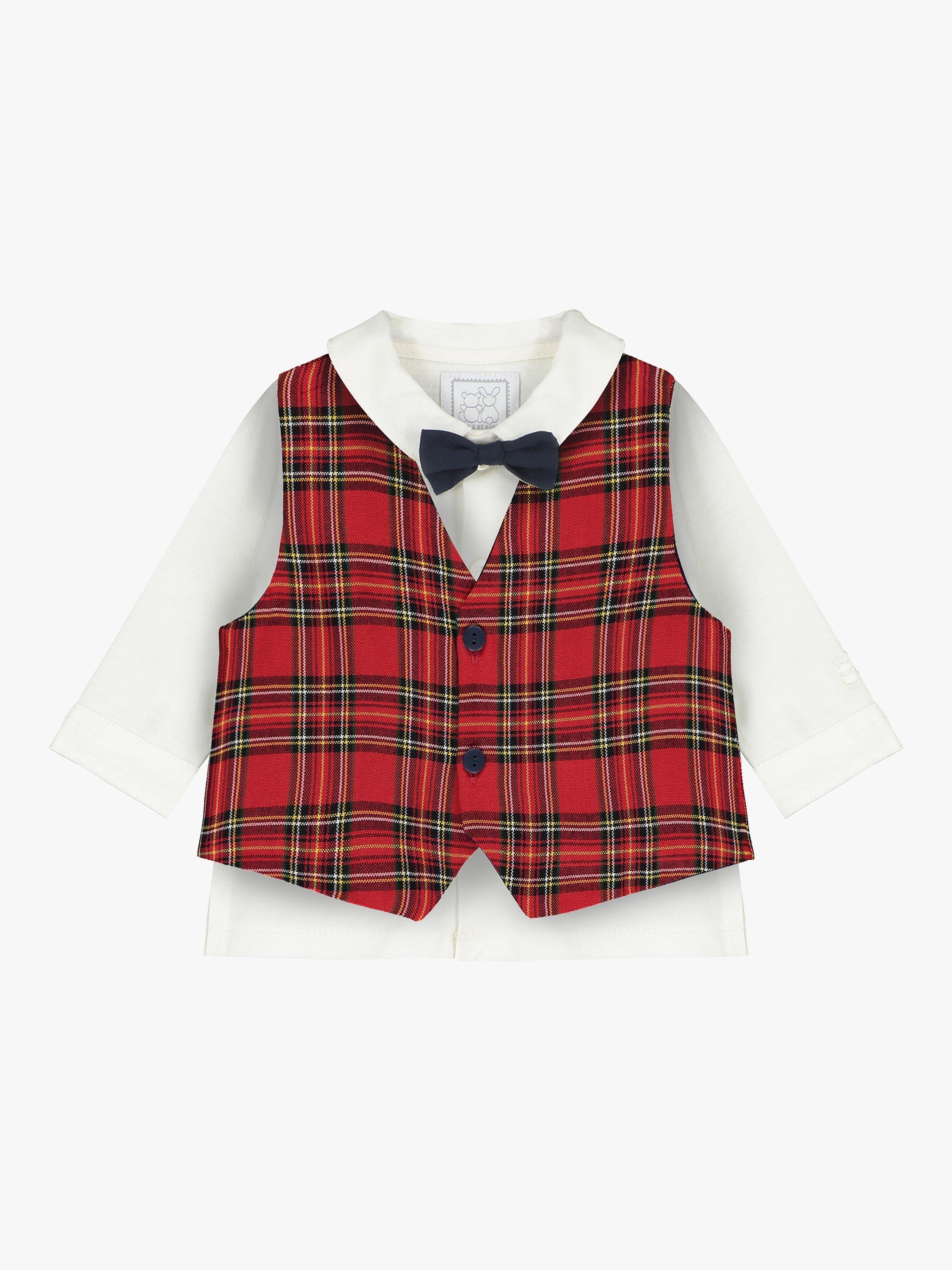 Product image 5 of 10, which shows Emile et Rose Baby Campbell Shirt & Trousers Set, Navy, 1 months