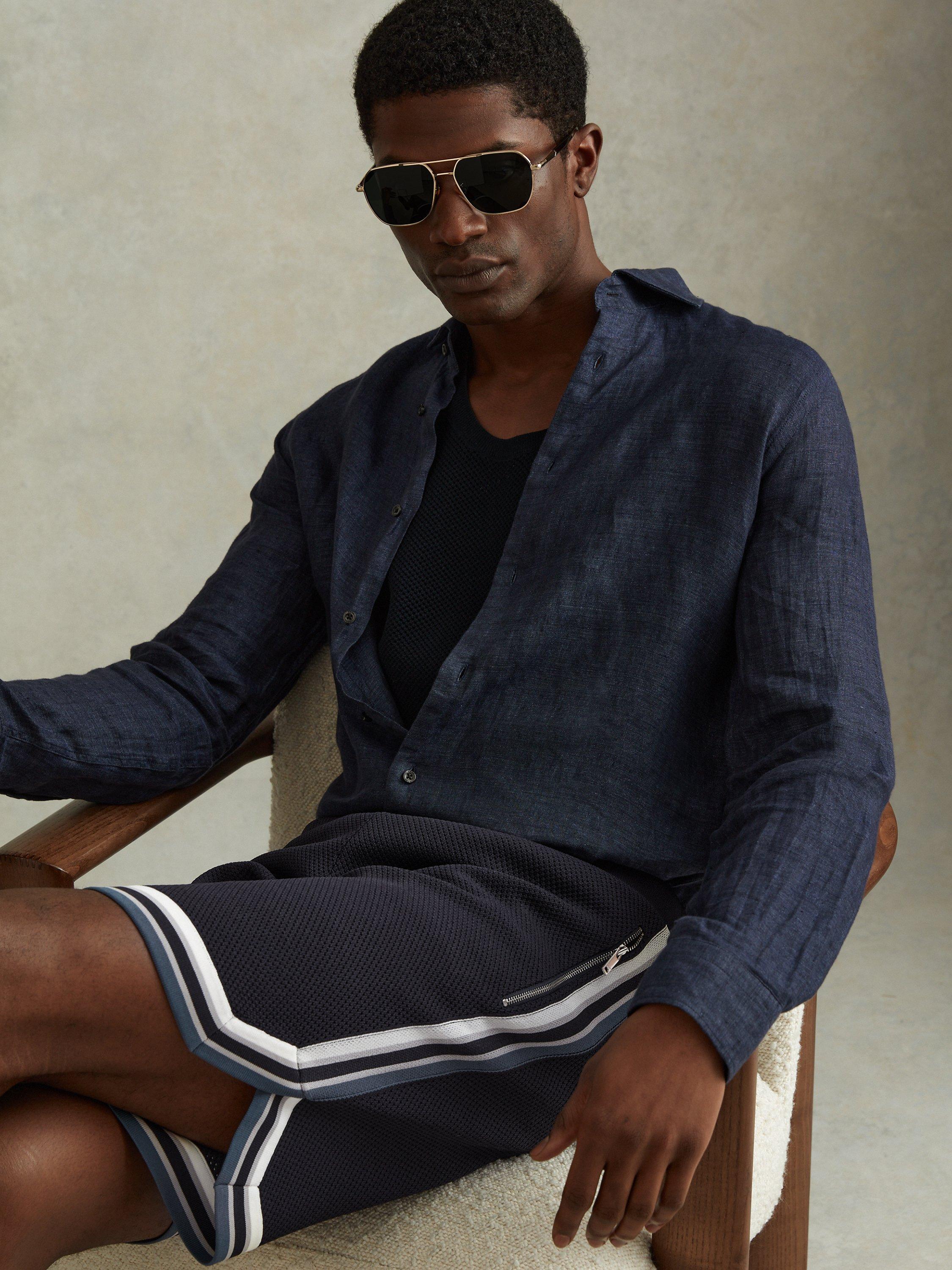Reiss Jack Textured Tipped Shorts