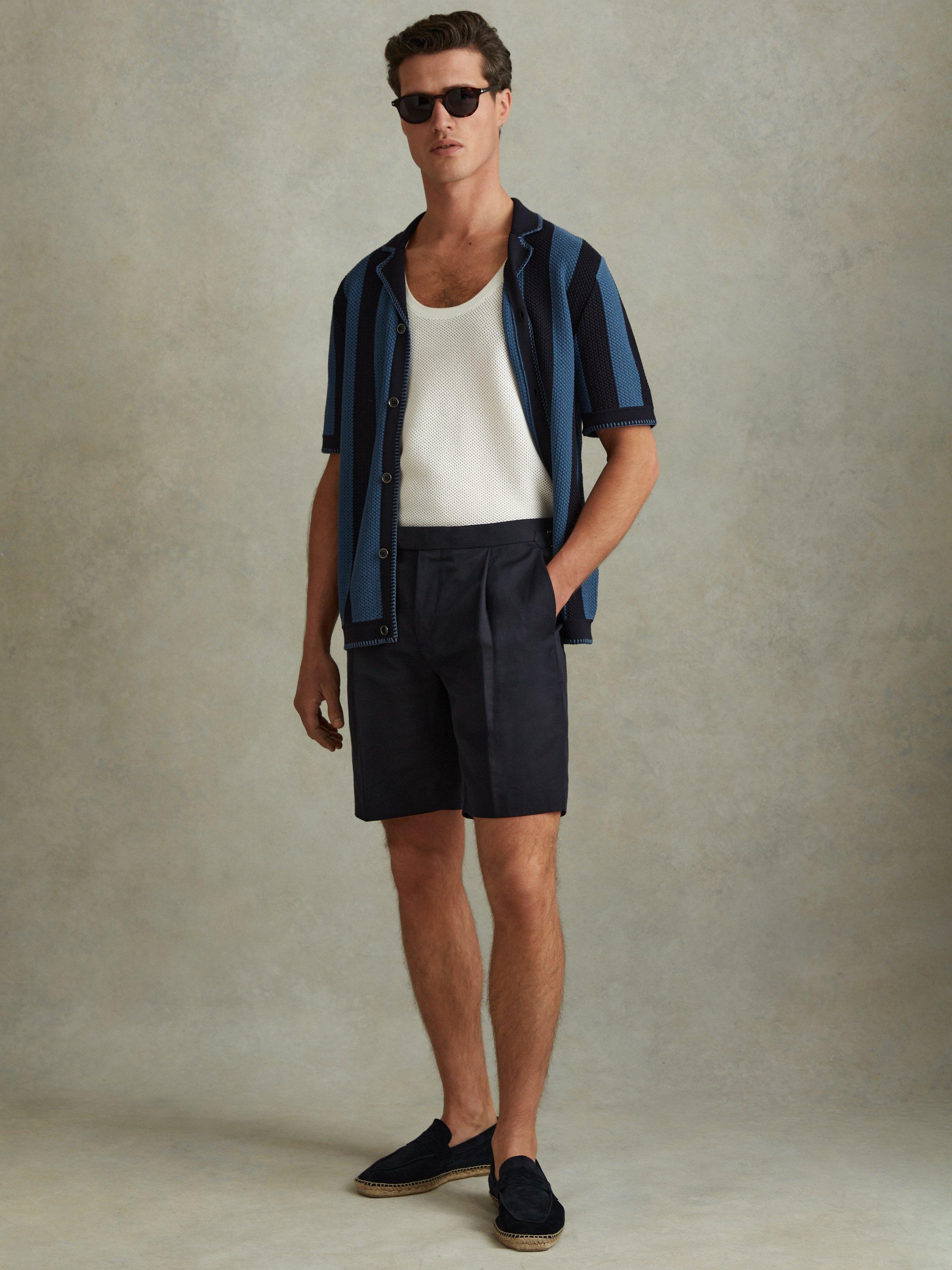 Reiss Con Linen Shorts