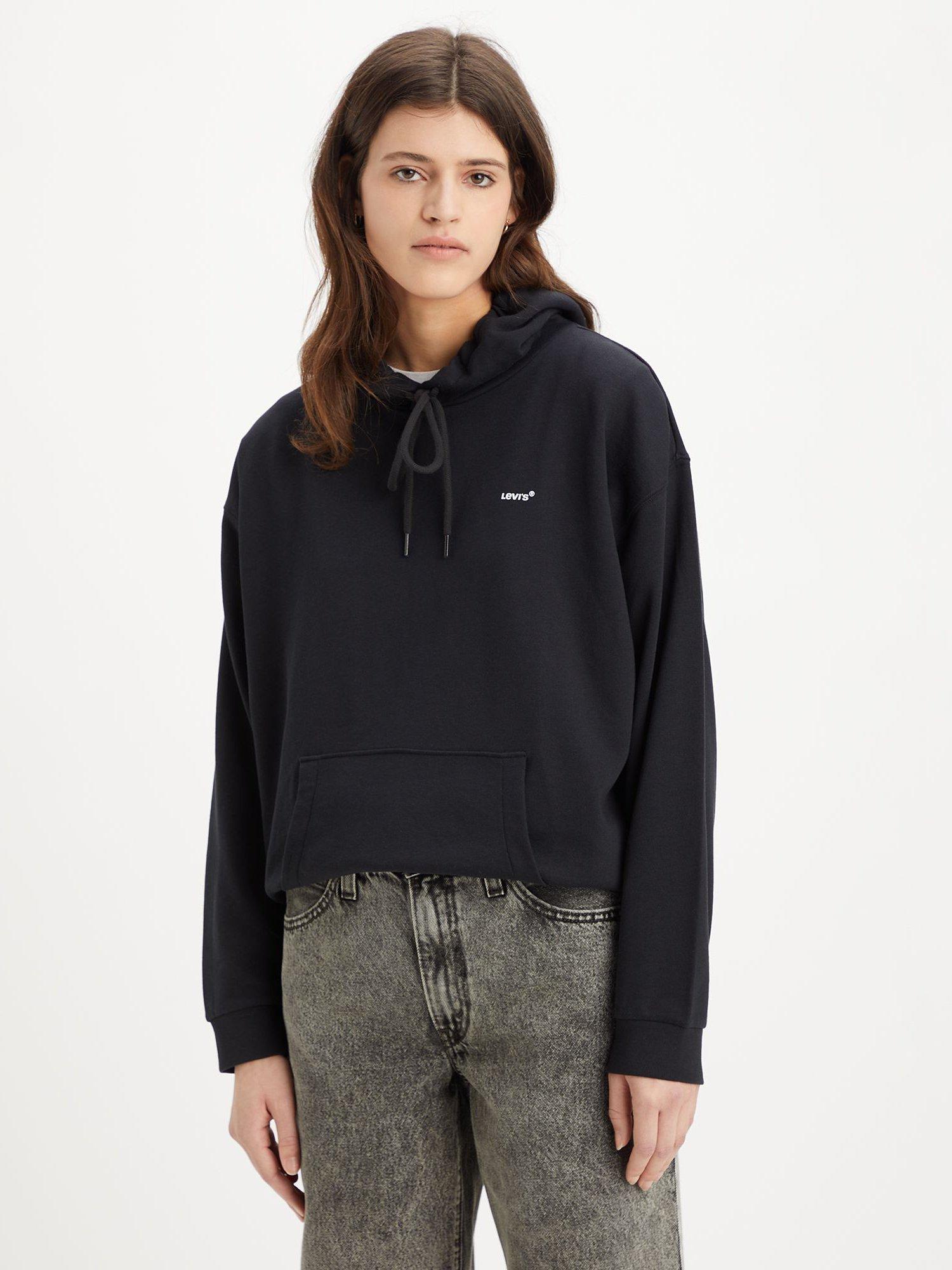 Product image 1 of 3, which shows Levi's Everyday Pullover Hoodie, Caviar, XS