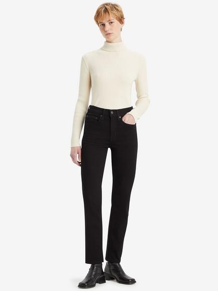 Levi's 724 High Rise Straight Cut Jeans, Midnight Gaze, Midnight Gaze