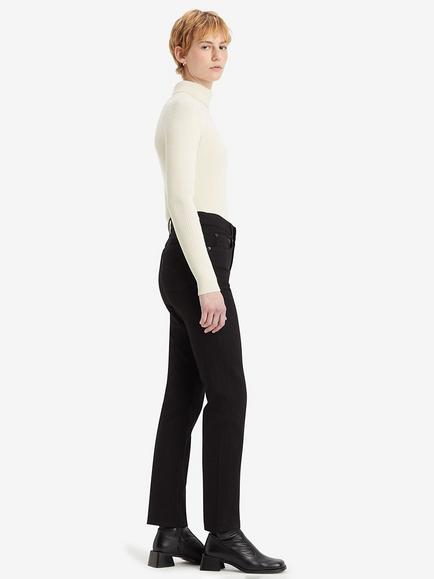 Levi's 724 High Rise Straight Cut Jeans, Midnight Gaze - view 2, Midnight Gaze