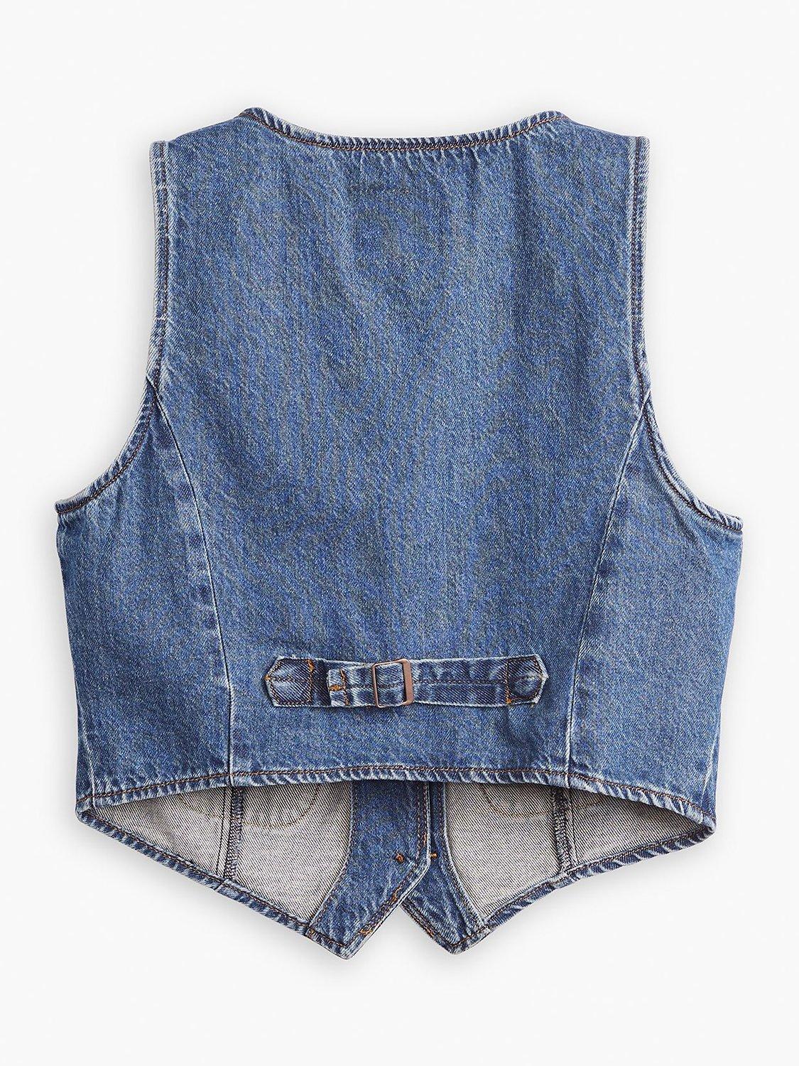 Levi s Tailored Denim Waistcoat Big Yikes