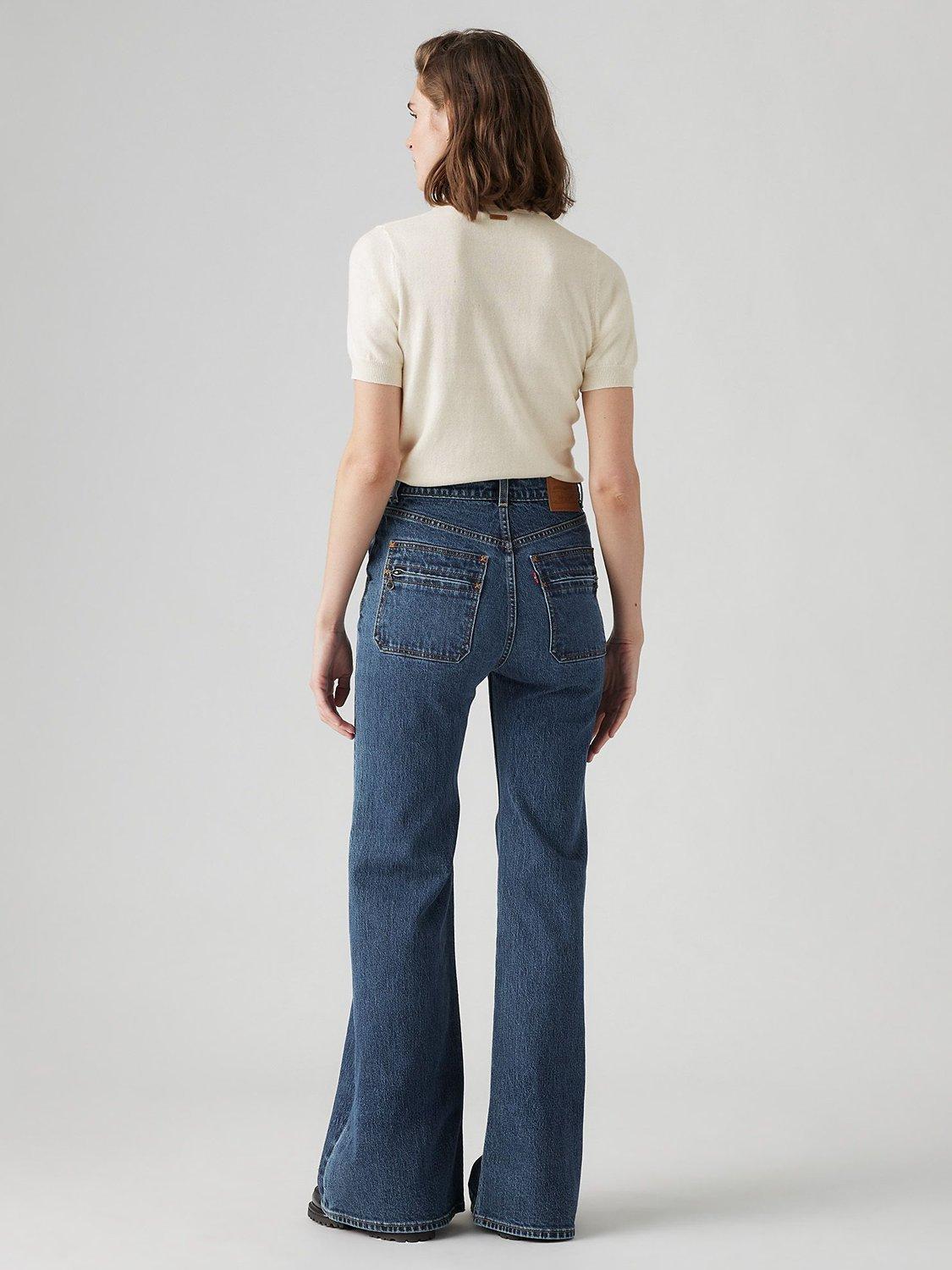 Product image 3 of 4, which shows Levi's Ribcage Bell Jeans, Moment Of The Month, 24