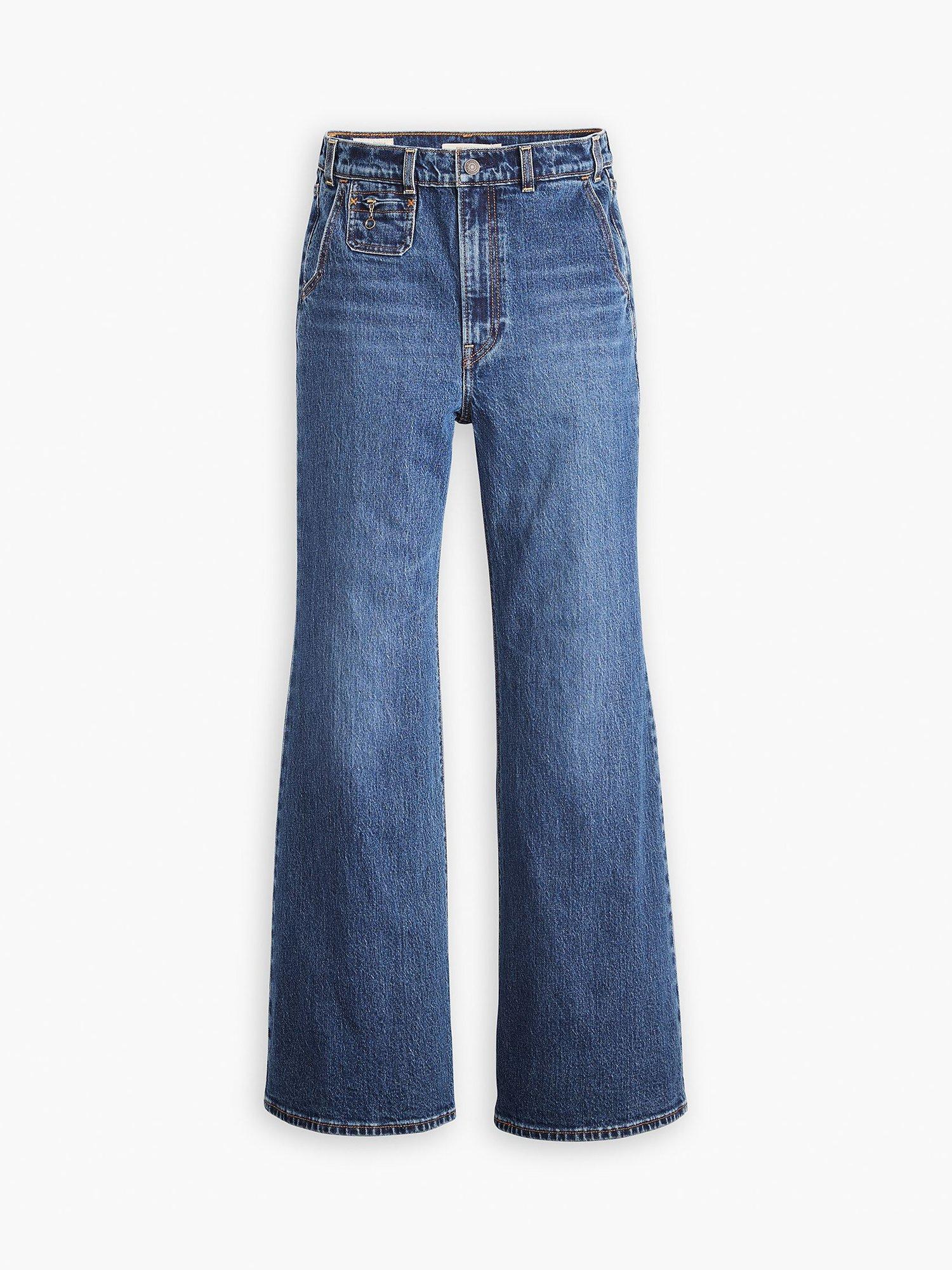 Product image 4 of 4, which shows Levi's Ribcage Bell Jeans, Moment Of The Month, 24