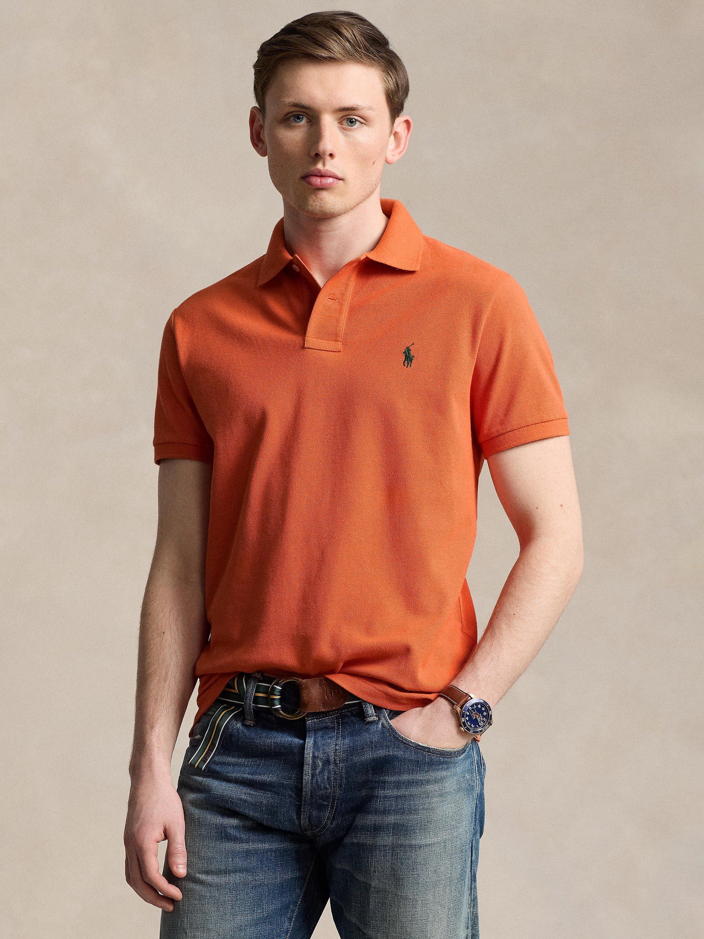 Polo shirts orange hotsell