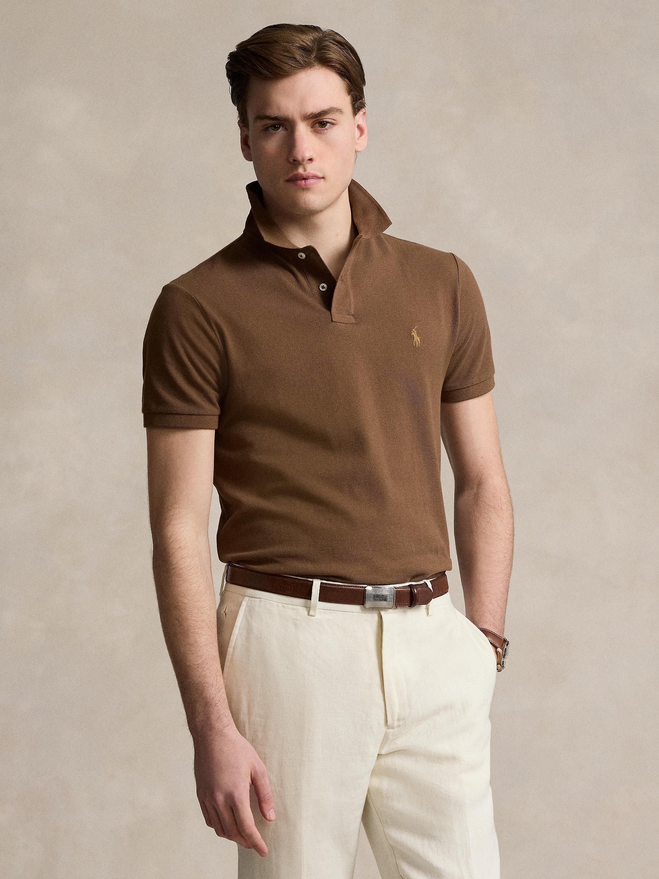 Ralph Lauren American Style Standard Polo Shirt Pale Russet