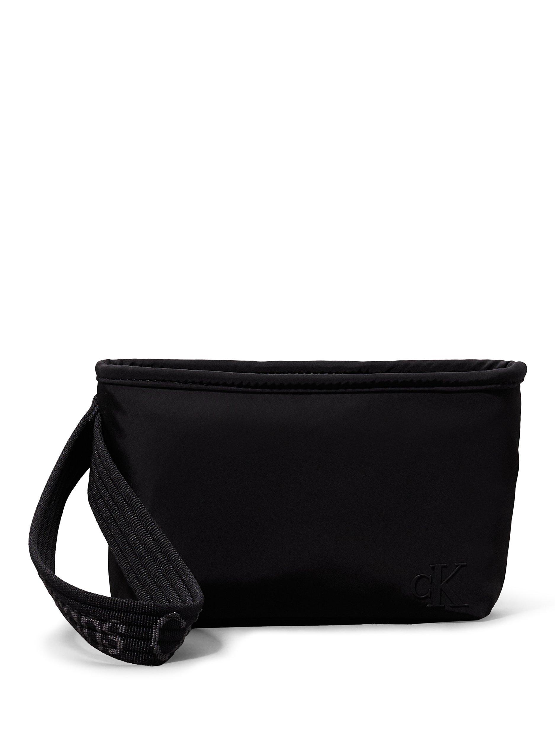 Calvin Klein Mini Ck Logo Messenger Bag Black