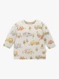 Purebaby Baby Organic Cotton Long Sleeve T-Shirt, Long Weekend