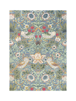 Morris & Co. Pure Strawberry Thief Rug, Slate