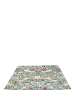 Morris & Co. Pure Strawberry Thief Rug - view 2, Slate