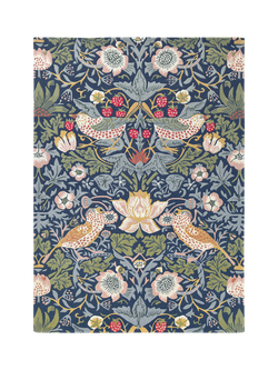 Morris & Co. Pure Strawberry Thief Rug, Indigo