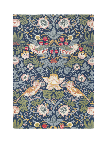 Morris & Co. Pure Strawberry Thief Rug, Indigo