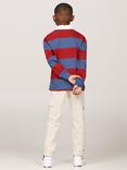 Tommy Hilfiger Kids' Logo Colour Block Long Sleeve Polo Sweatshirt