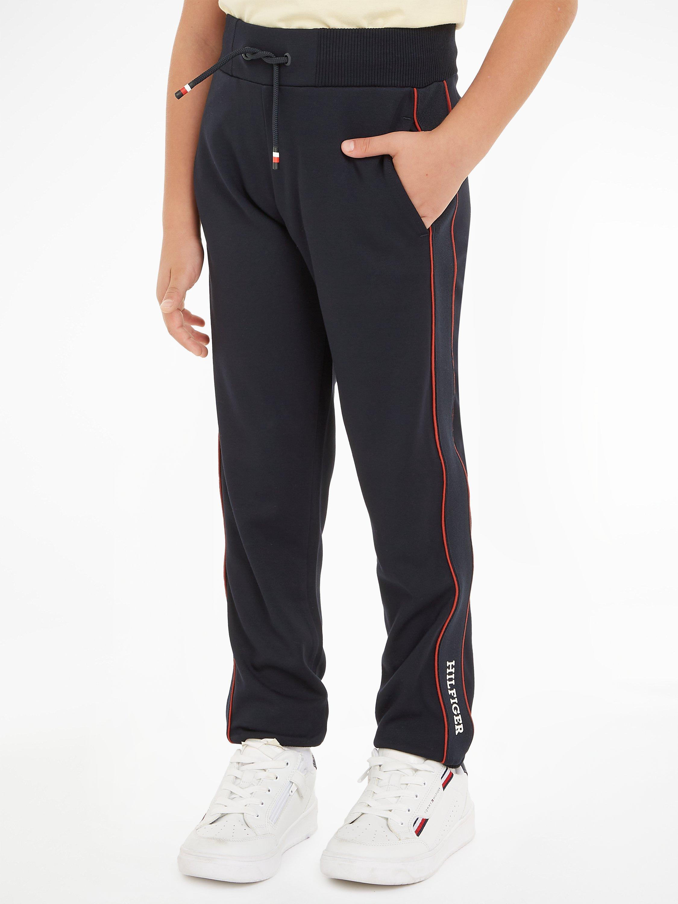 Tommy Hilfiger Kids' Logo Taperd Joggers, Desert Sky, 10 years