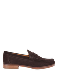 KG Kurt Geiger Francis Leather Slip On Loafers, Brown