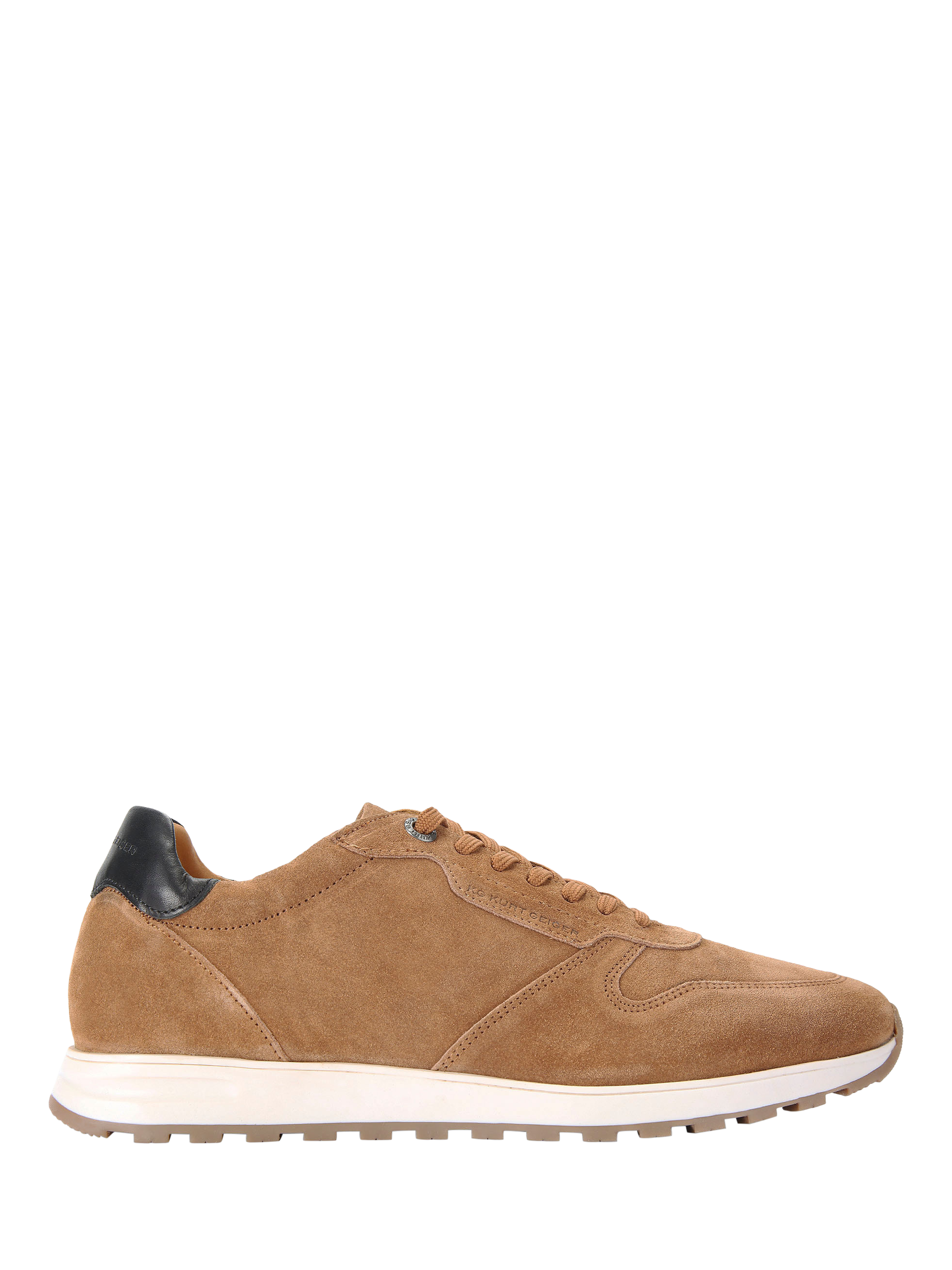 KG Kurt Geiger Blaze Suede Trainers, Tan/Black