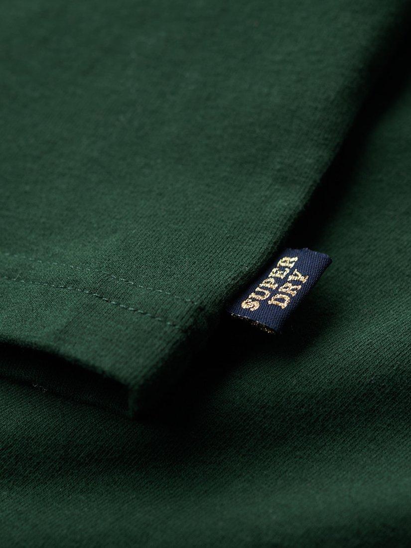 Product image 5 of 6, which shows Superdry Athletic Graphic Ringer T-Shirt, Enamel Green, 8