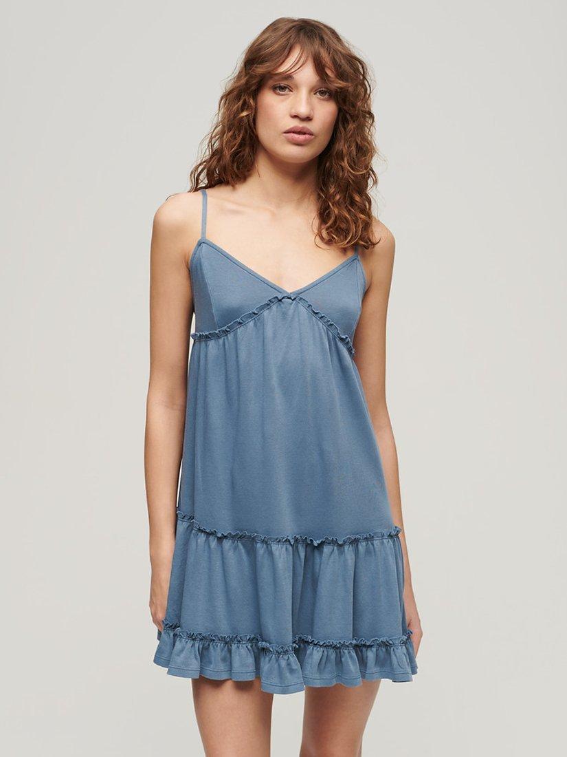 Superdry Jersey Tiered Cami Mini Dress