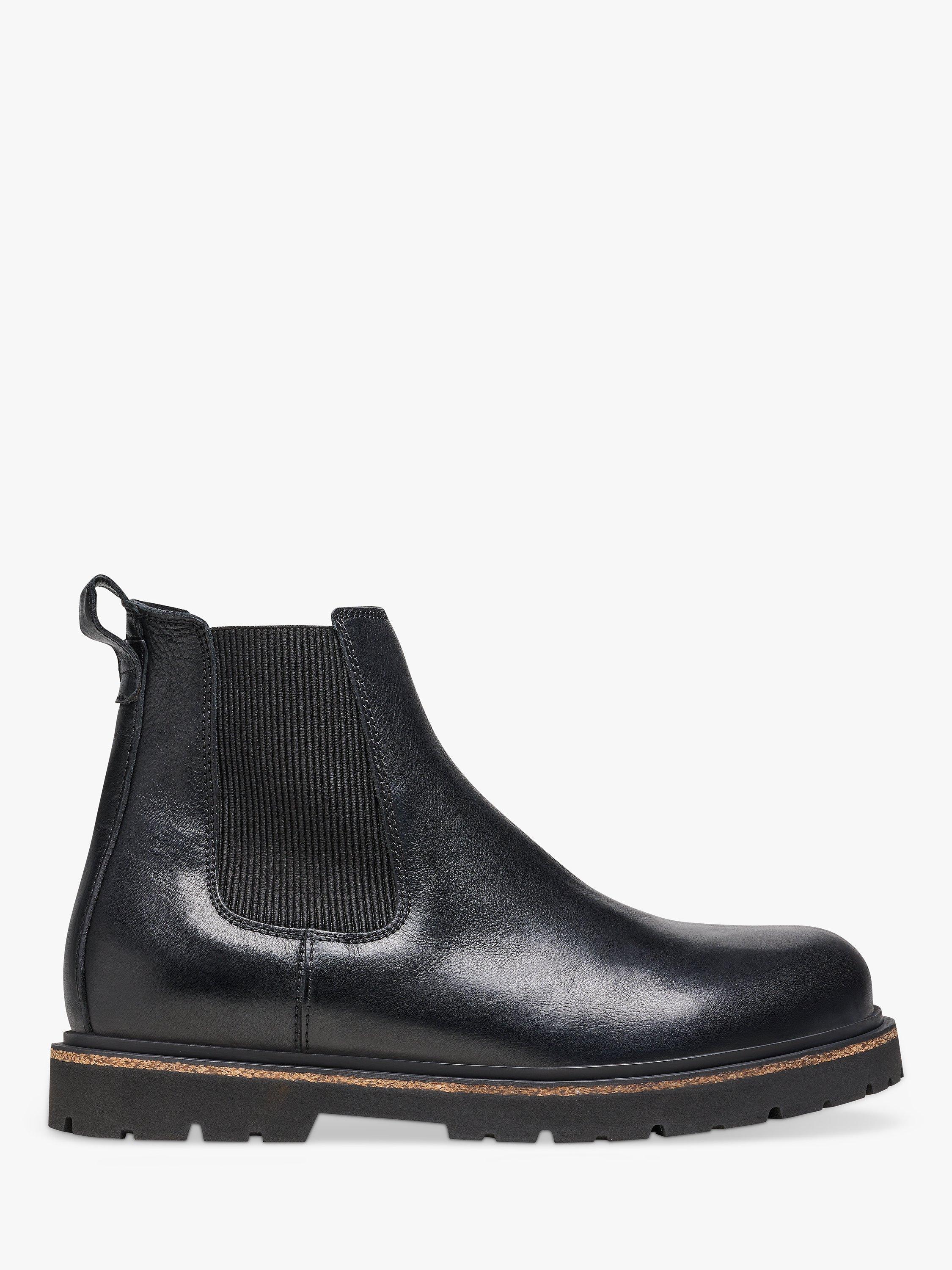 Birkenstock Highwood Leather Chelsea Boots Black