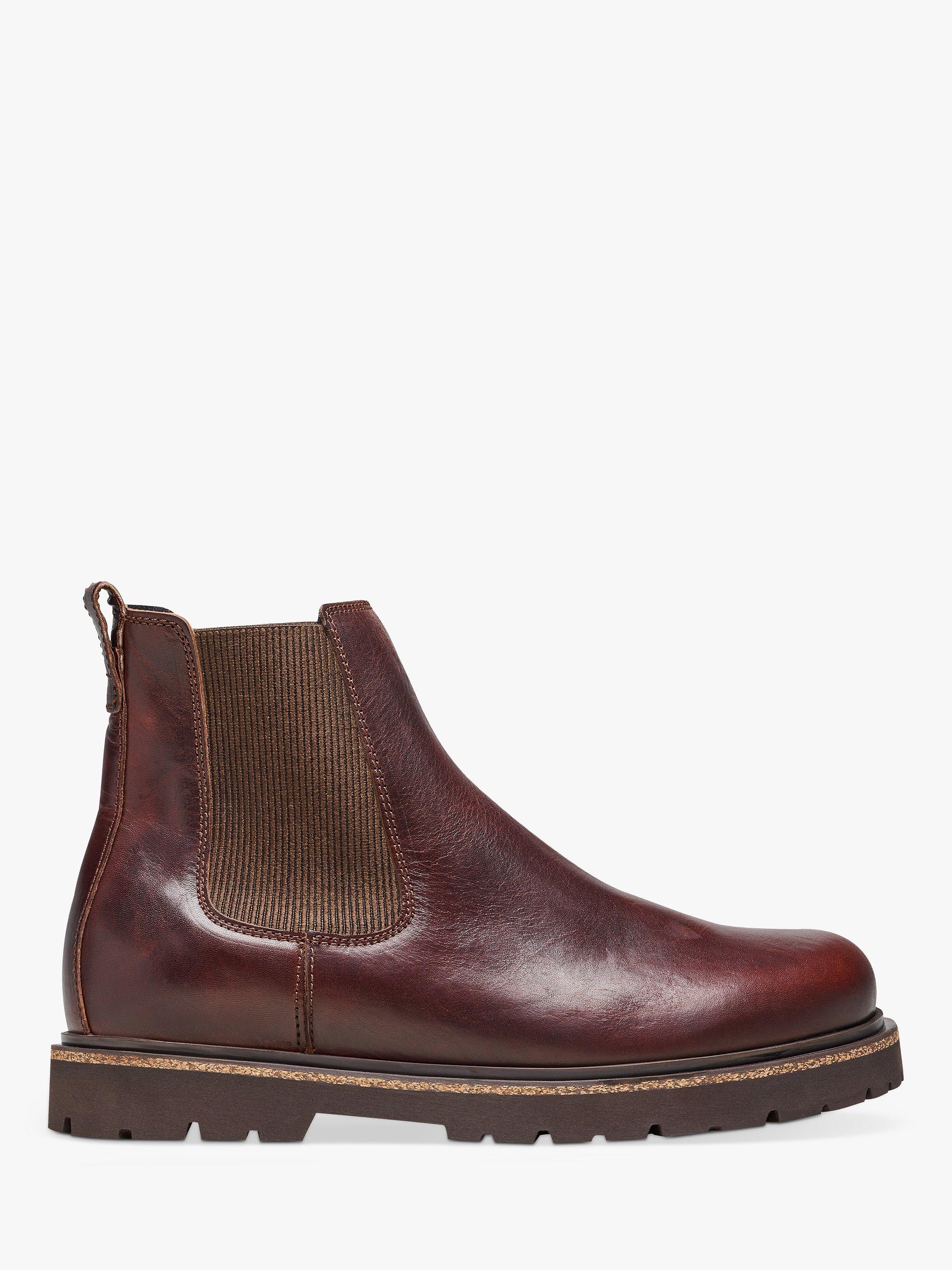 Birkenstock Highwood Leather Chelsea Boots Chocolate