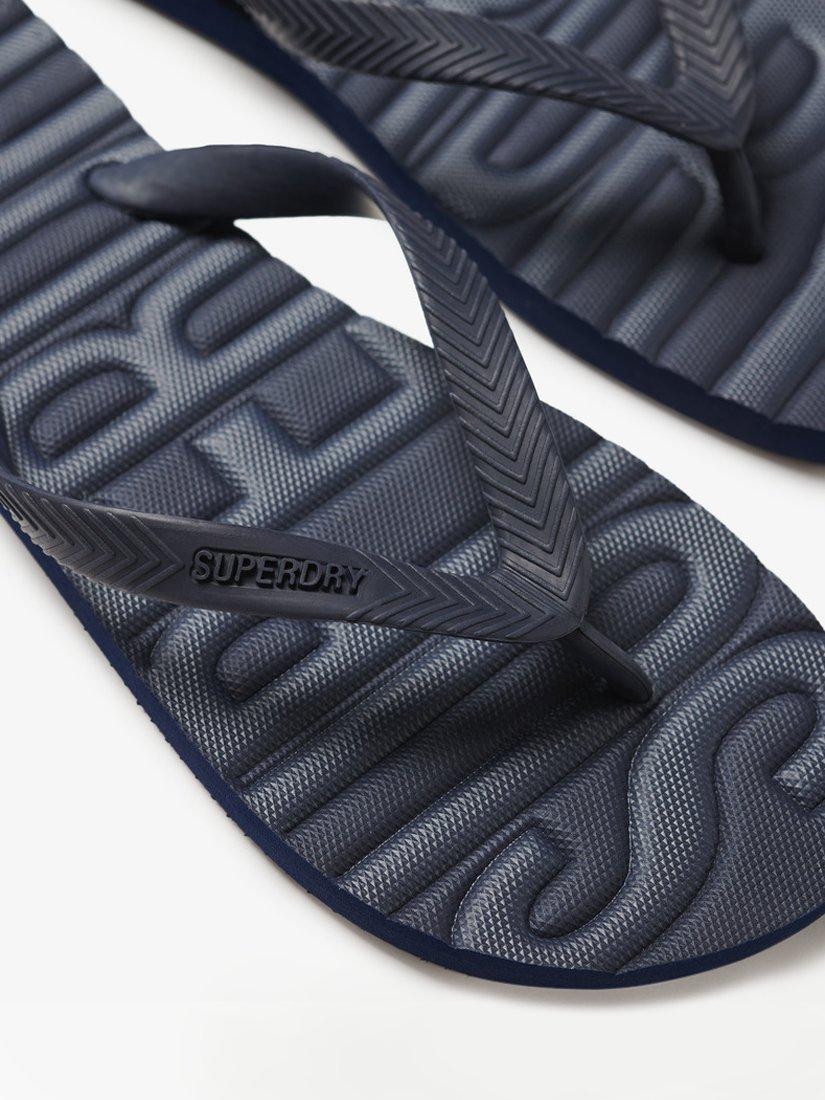 Product image 6 of 8, which shows Superdry Vintage Vegan Flip Flops, Rich Navy, 6-7