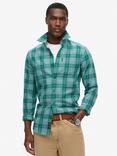 Superdry Organic Cotton Vintage Check Shirt, Teal/Multi