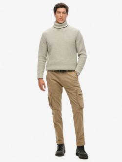 Superdry Core Cargo Pants, Tan Khaki