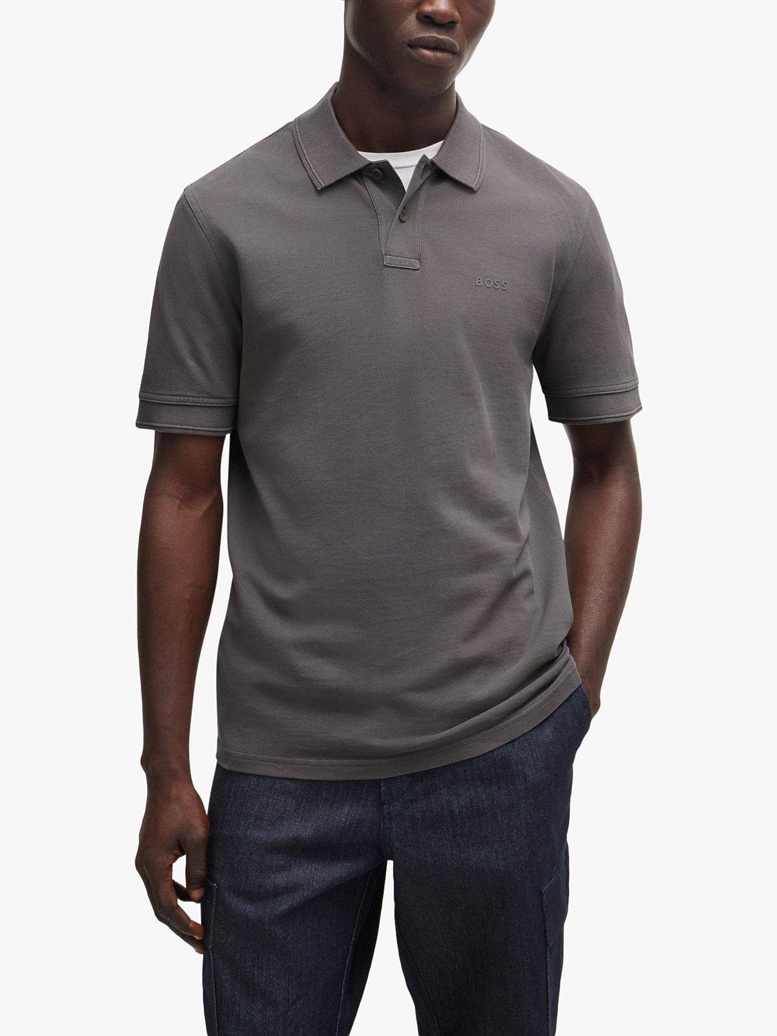 BOSS Prime Polo Shirt, Dark Grey, S
