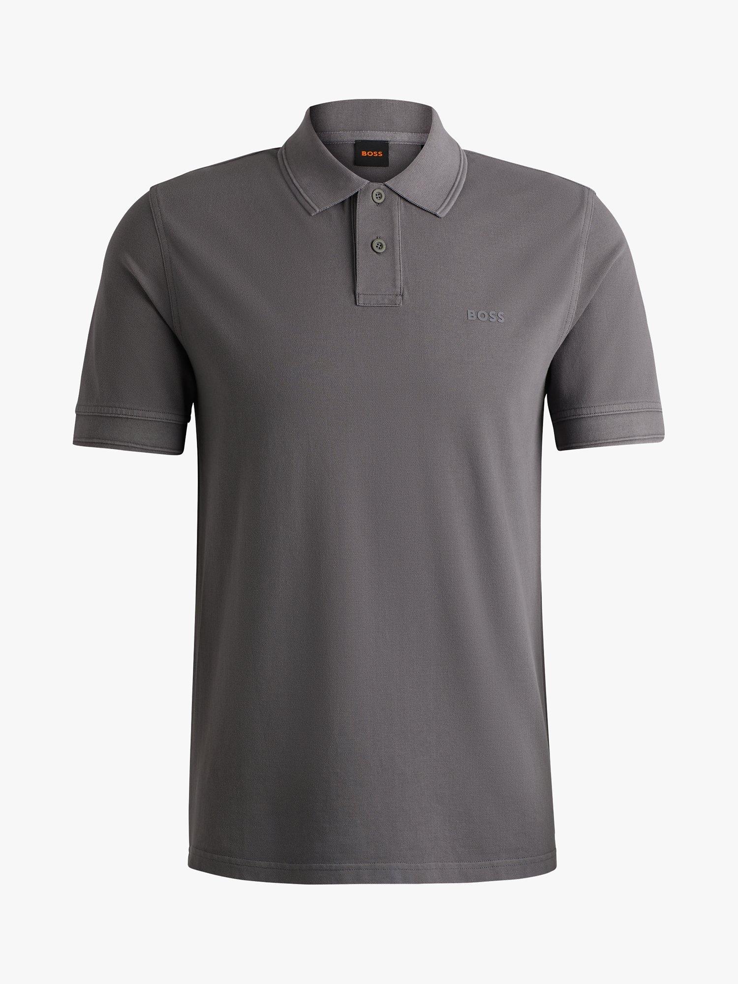 BOSS Prime Polo Shirt, Dark Grey, S