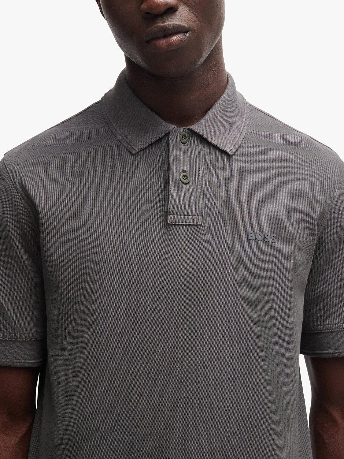 BOSS Prime Polo Shirt, Dark Grey, S