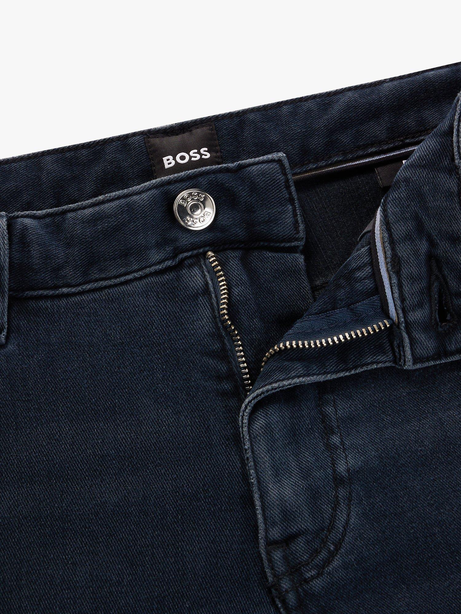 Product image 6 of 6, which shows BOSS Maine Straight Fit Jeans, Dark Blue, 30R
