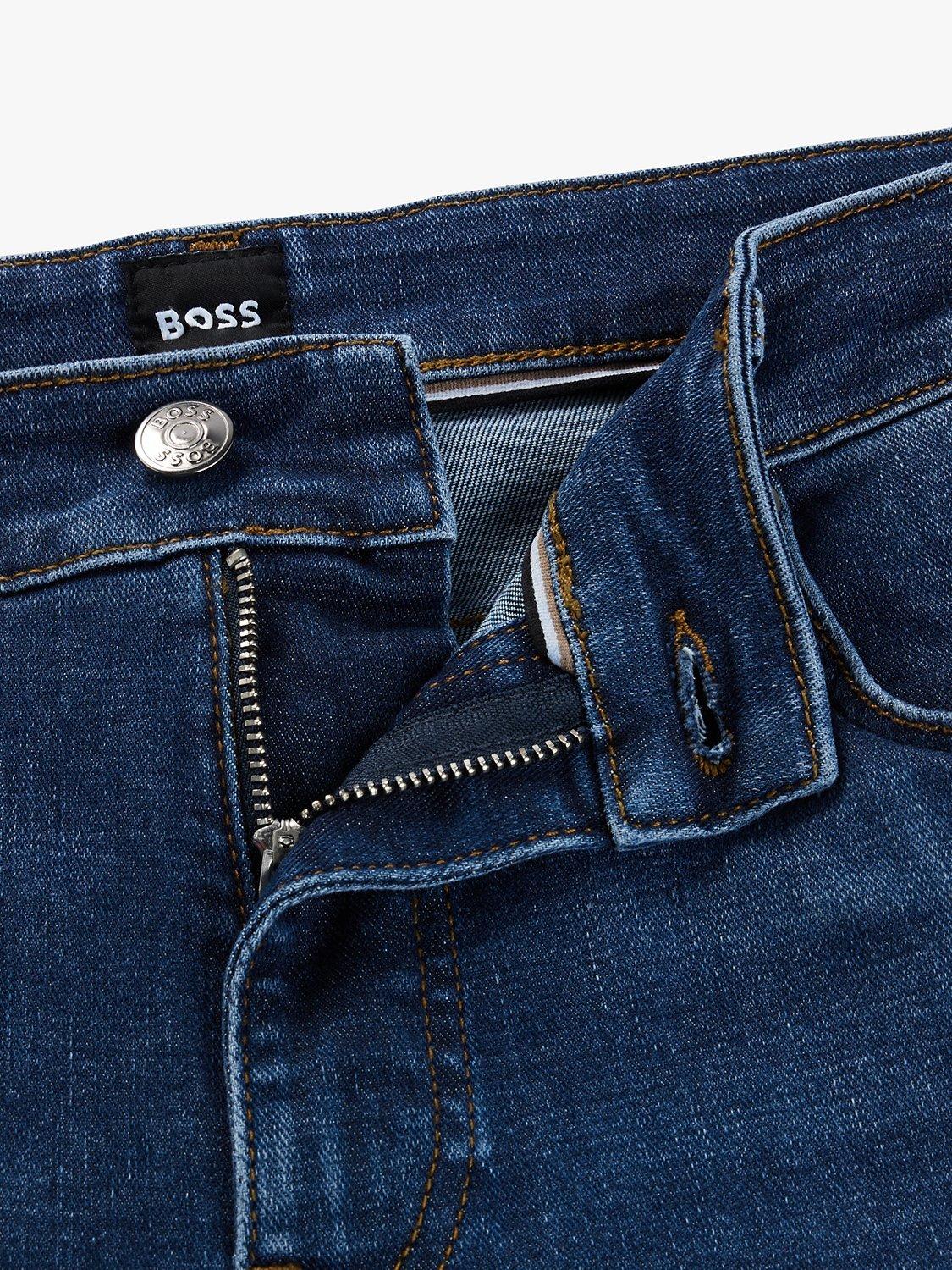 Product image 6 of 6, which shows BOSS Slim Fit Jeans, Bright Blue, 31R