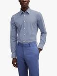 BOSS Slim Fit Long Sleeve Shirt, Navy