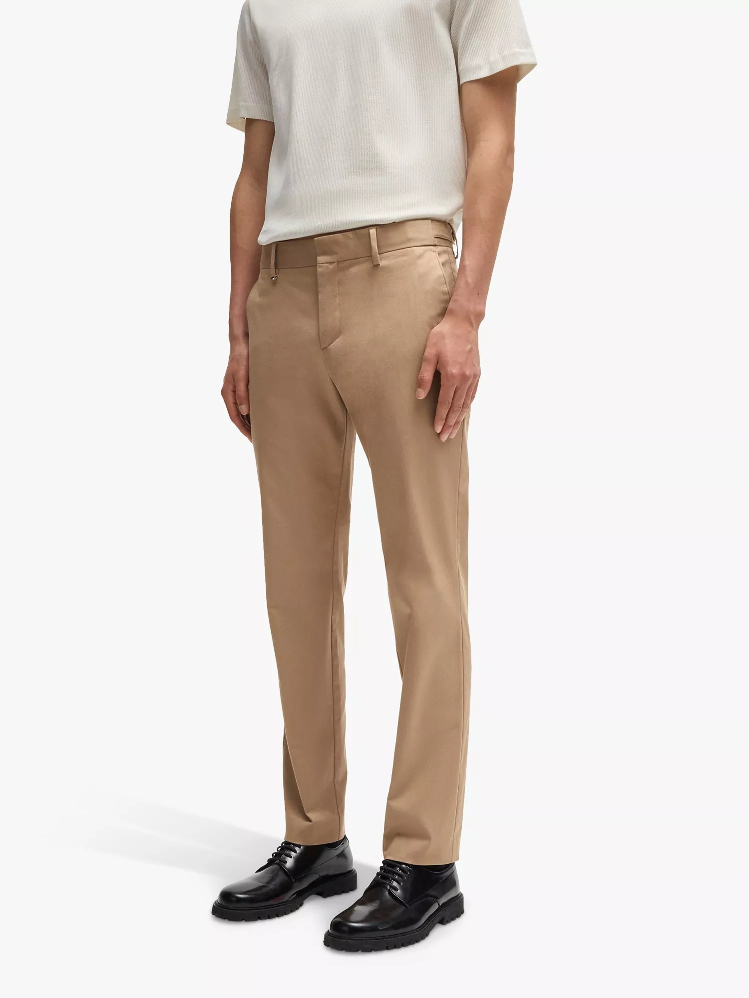 BOSS Slim Fit Chinos, Open Beige