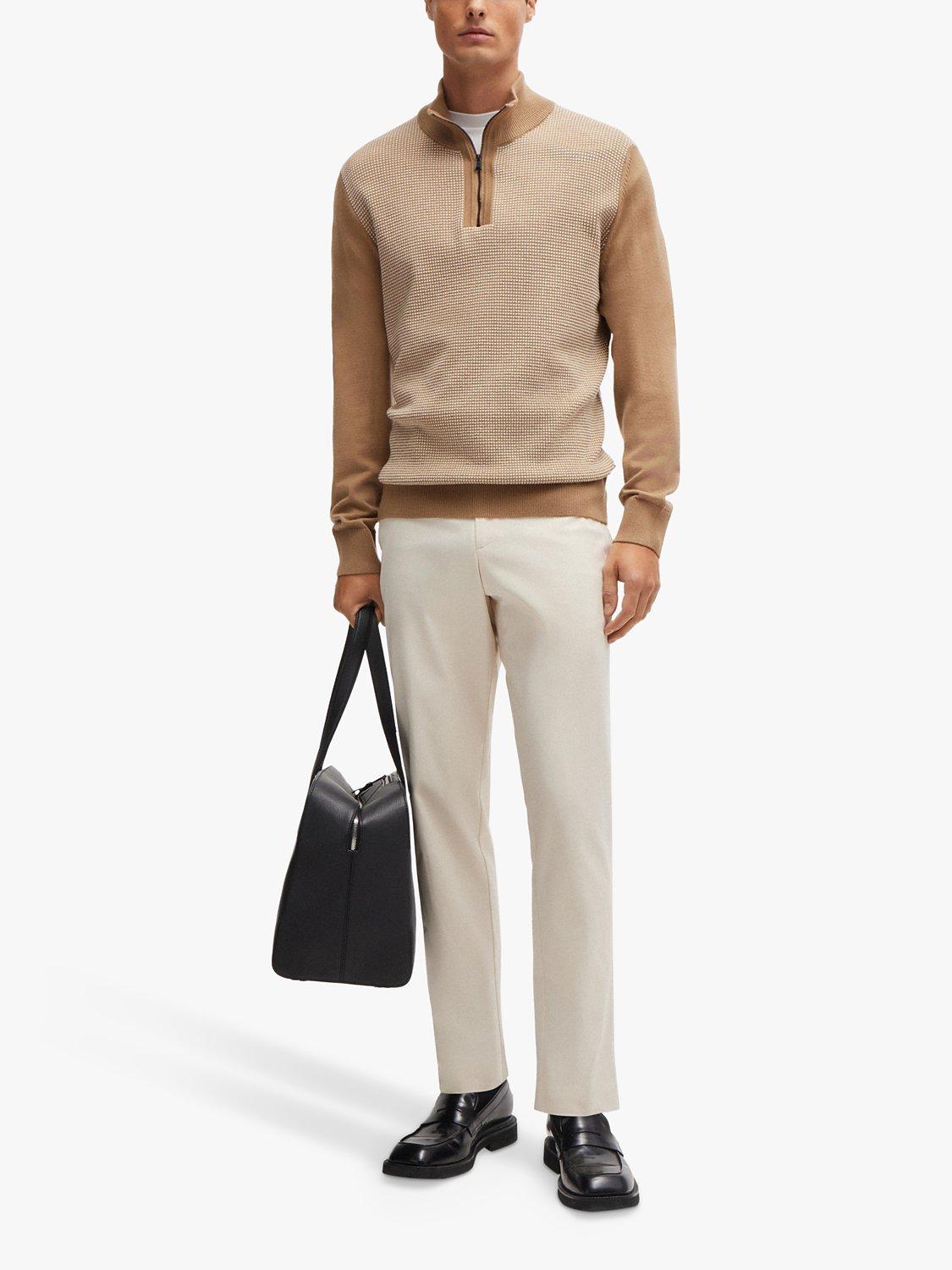 BOSS Slim Fit Chinos, Open White