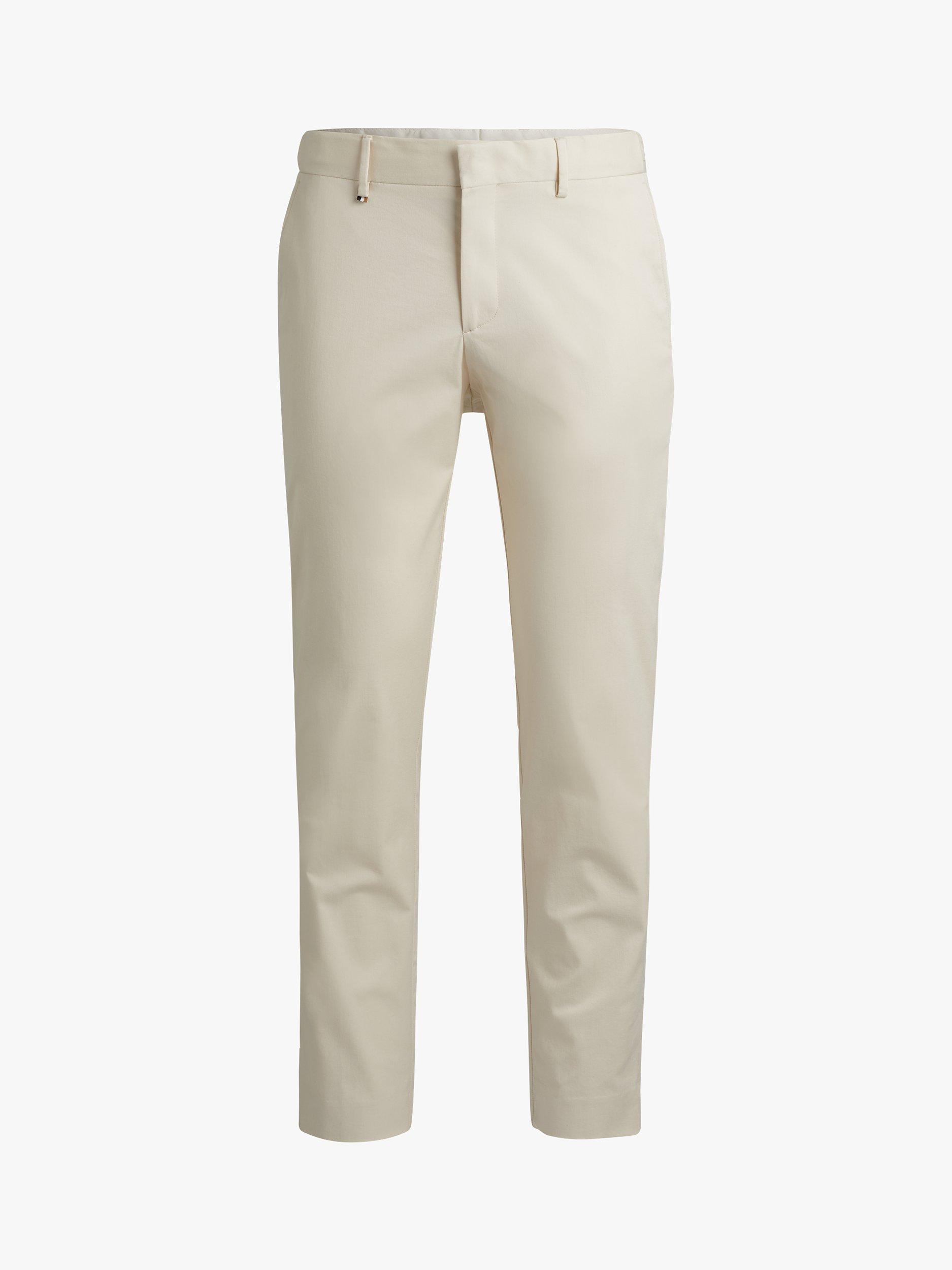 BOSS Slim Fit Chinos, Open White