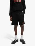 HUGO Cotton Sweat Shorts, Black