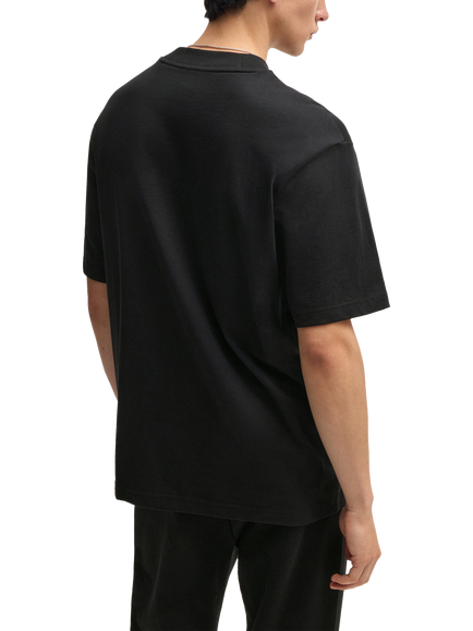 HUGO Regular Fit Logo T-Shirt, Black - view 2, Black