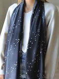 Tutti & Co Destiny Scarf, Navy/Grey