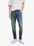 HUGO Faded Tint Jeans, Medium Blue