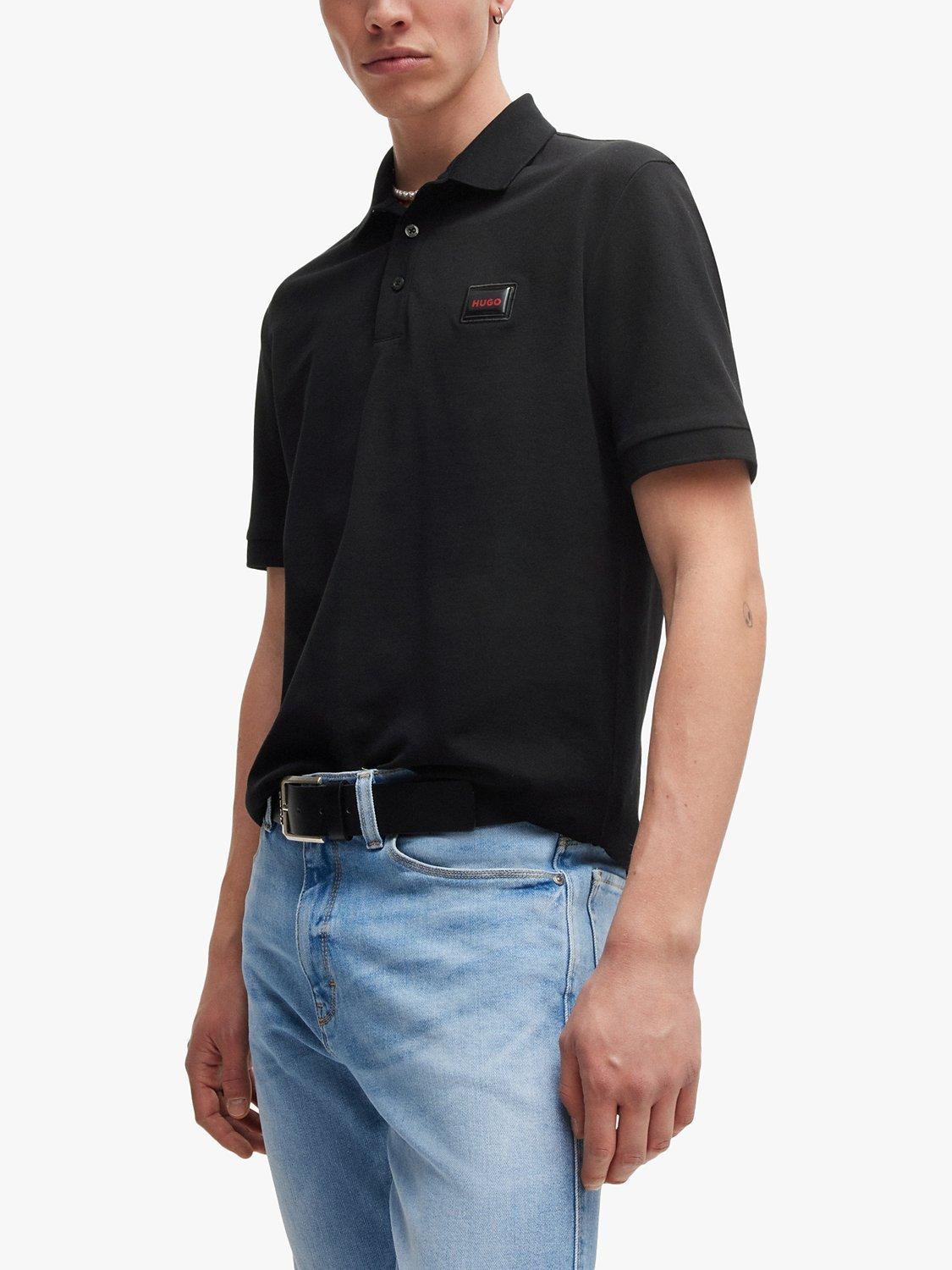 Product image 1 of 5, which shows BOSS Short Sleeve Polo Shirt, Black, S