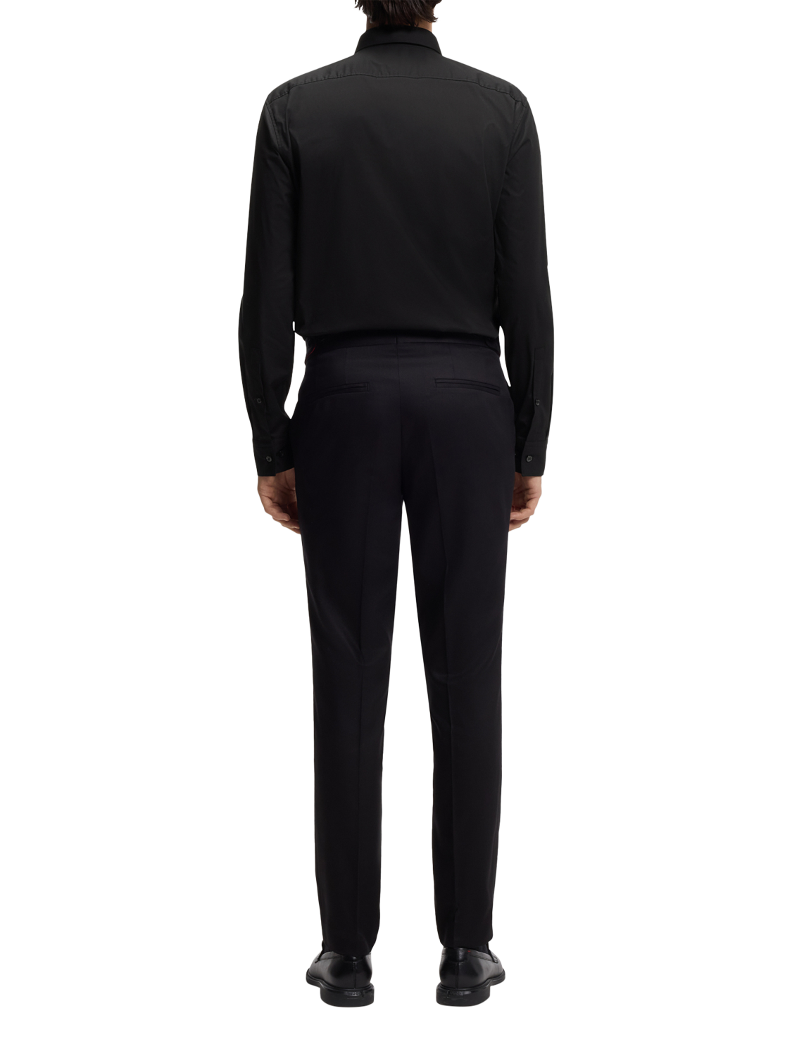 Product image 2 of 6, which shows HUGO Slim Fit Long Sleeve Shirt, Black, M