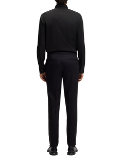 HUGO Slim Fit Long Sleeve Shirt, Black - view 2, Black