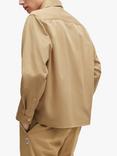 HUGO Light Twill Overshirt, Medium Beige