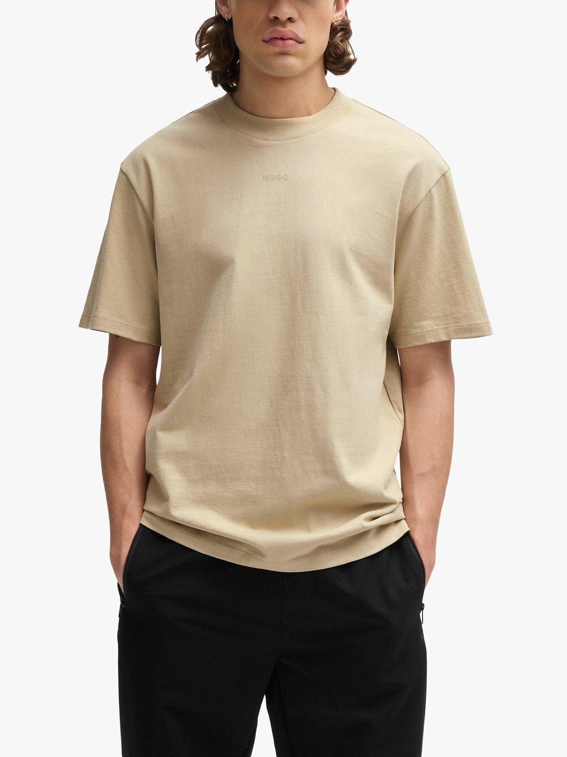 HUGO Short Sleeve T-Shirt, Open Beige