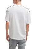 HUGO Cotton Regular Fit Short Sleeve Logo T-Shirt, White