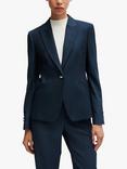 BOSS Januri Wool Blazer, Open Blue