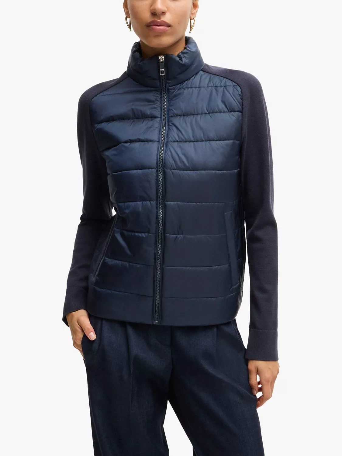 BOSS Patidana Padded Jacket, Dark Blue