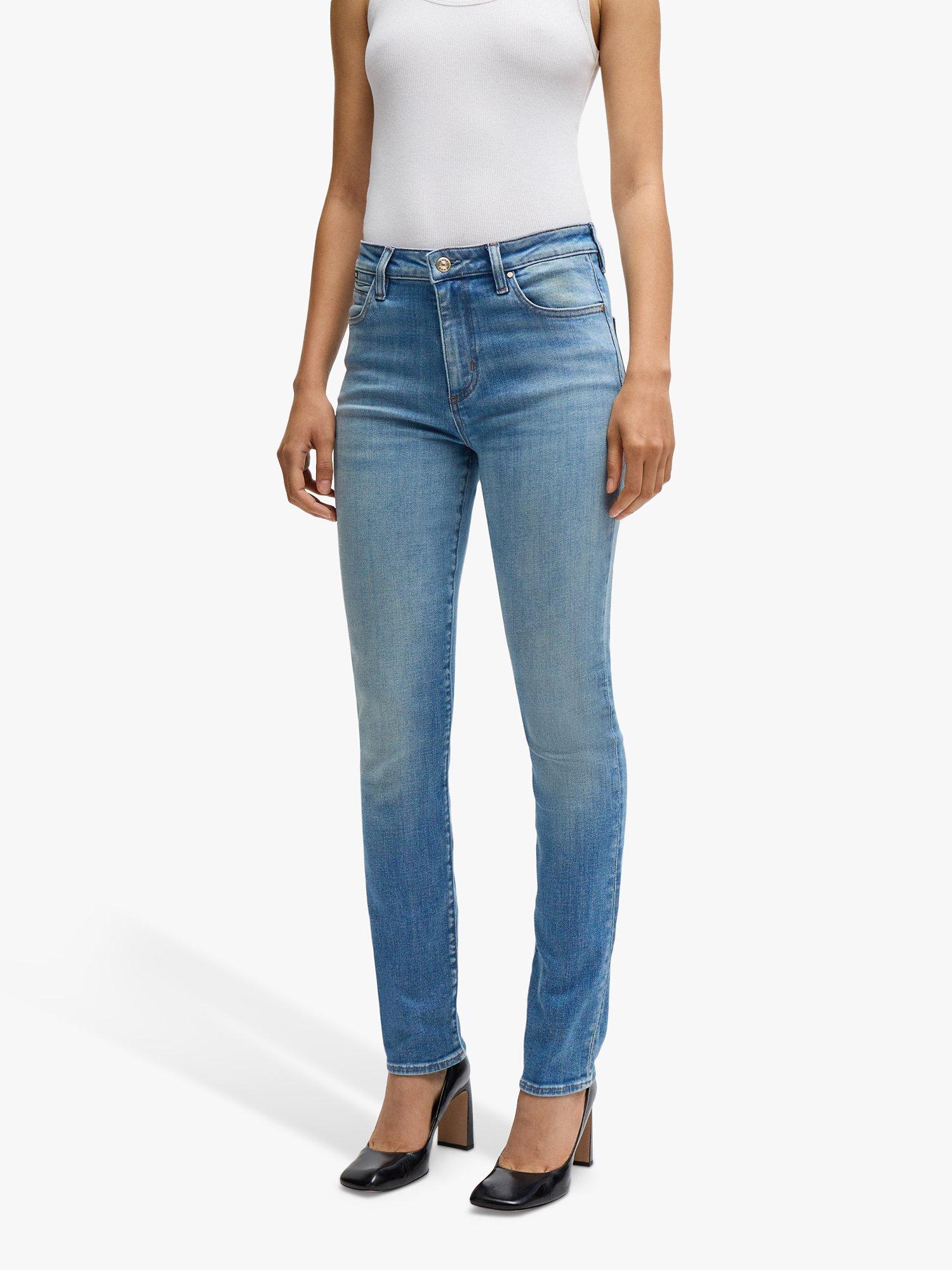 Product image 1 of 2, which shows BOSS State Slim Fit Jeans, Light Blue, 26R
